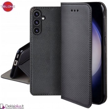 Telone atverčiamas dėklas - juodas (Samsung S23 Plus)